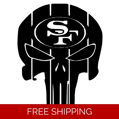 NFL Football San Francisco 49ers die cut vinyl decal